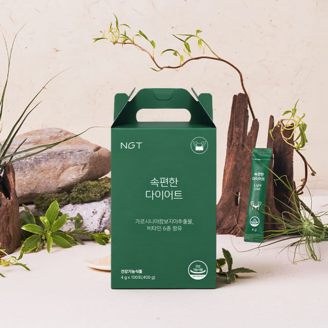 NGT 네츄럴굿띵스 속편한 효소 다이어트 항산화 가르시니아 캄보지아 100포, 1개