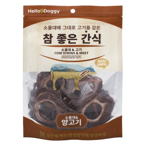 쫄깃한 소울대 고단백슬라이스육류 간식 참좋은간식 소울대 소울대+양고기, 80g, 1개 - 상품 이미지