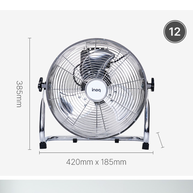 앉은뱅이 메탈선풍기 30cm 공업용팬 야외 캠핑장 바닥선풍기 이미지 8