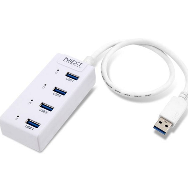 고속 usb 3.0 허브 무전원 4 포트 usb 허브 노트북 - 상품 이미지
