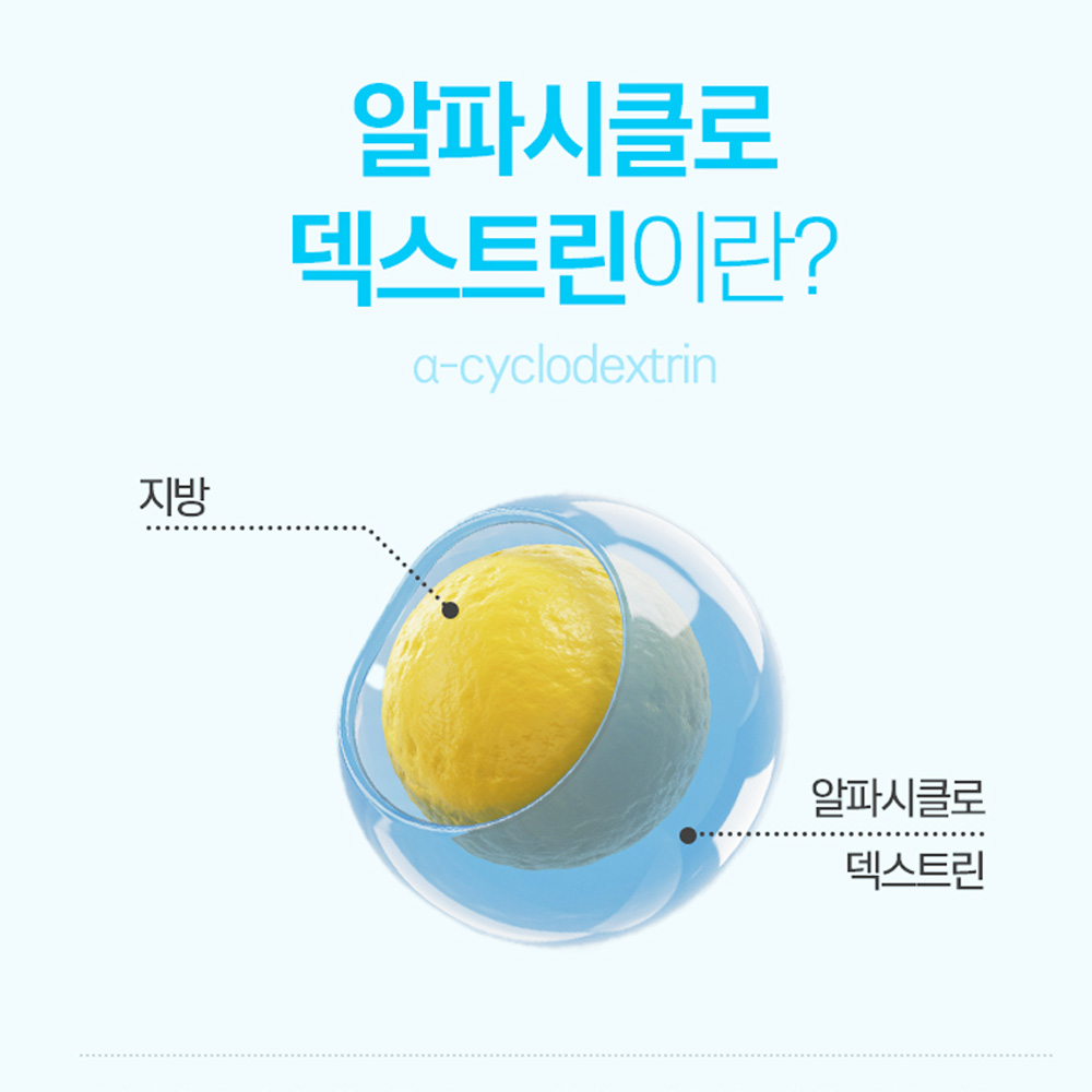 고함량 알파CD 가루 분말 일파 시디 씨디 알파시클로텍스트린 난소화성말토덱스트린 60포 - 상세 이미지 3
