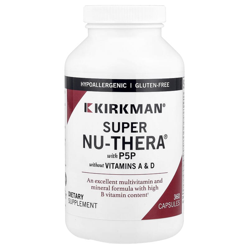 Kirkman Labs Super Nu-Thera P5P 360정, 1개 - 상품 이미지