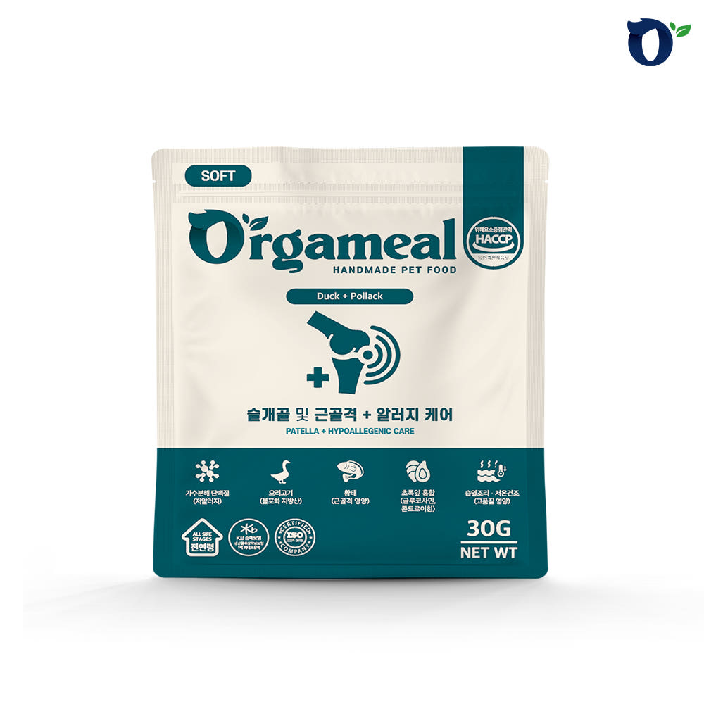 올가밀 강아지 소프트사료 가수분해 알러지케어 눈물사료 오리+황태, 1kg, 1개 - 상세 이미지 3
