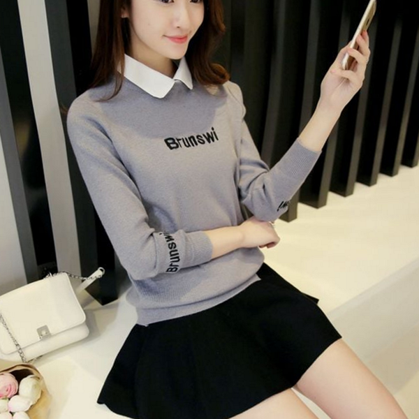 레이어드 여성 넥 카라 탈부착 여성 페이크 카라 셔츠 케이프 - 상품 이미지