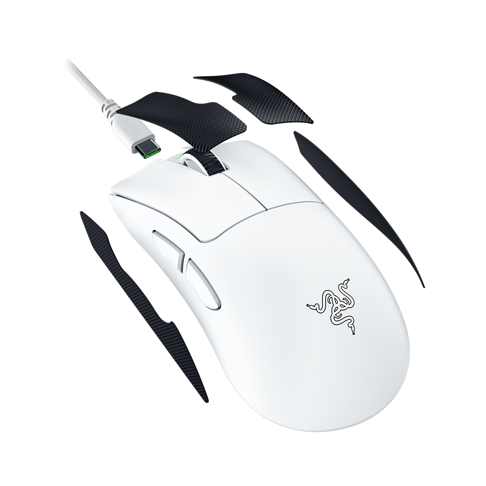 레이저코리아 Razer DeathAdder V4 Pro 무선 게이밍마우스 화이트 이미지 3