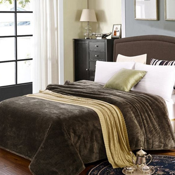 부드러운 극세사 담요 캠핑 킹 사이즈 담요 겨울용 보온 블랭킷 - 상품 이미지