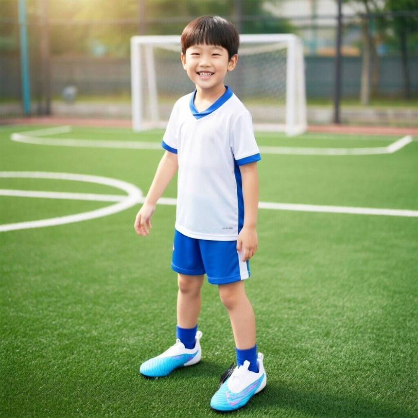 [라스트사이즈 세일] 나이키 끈없는 아동 축구화 주니어 팬텀 GX HG DD9548-446(블루), 225 - 상세 이미지 2