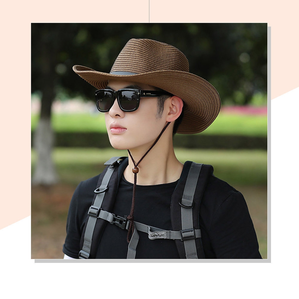 J2K 카우보이 밀짚모자 등산 낚시 바닷가 해외여행 바캉스 모자 - 상품 이미지