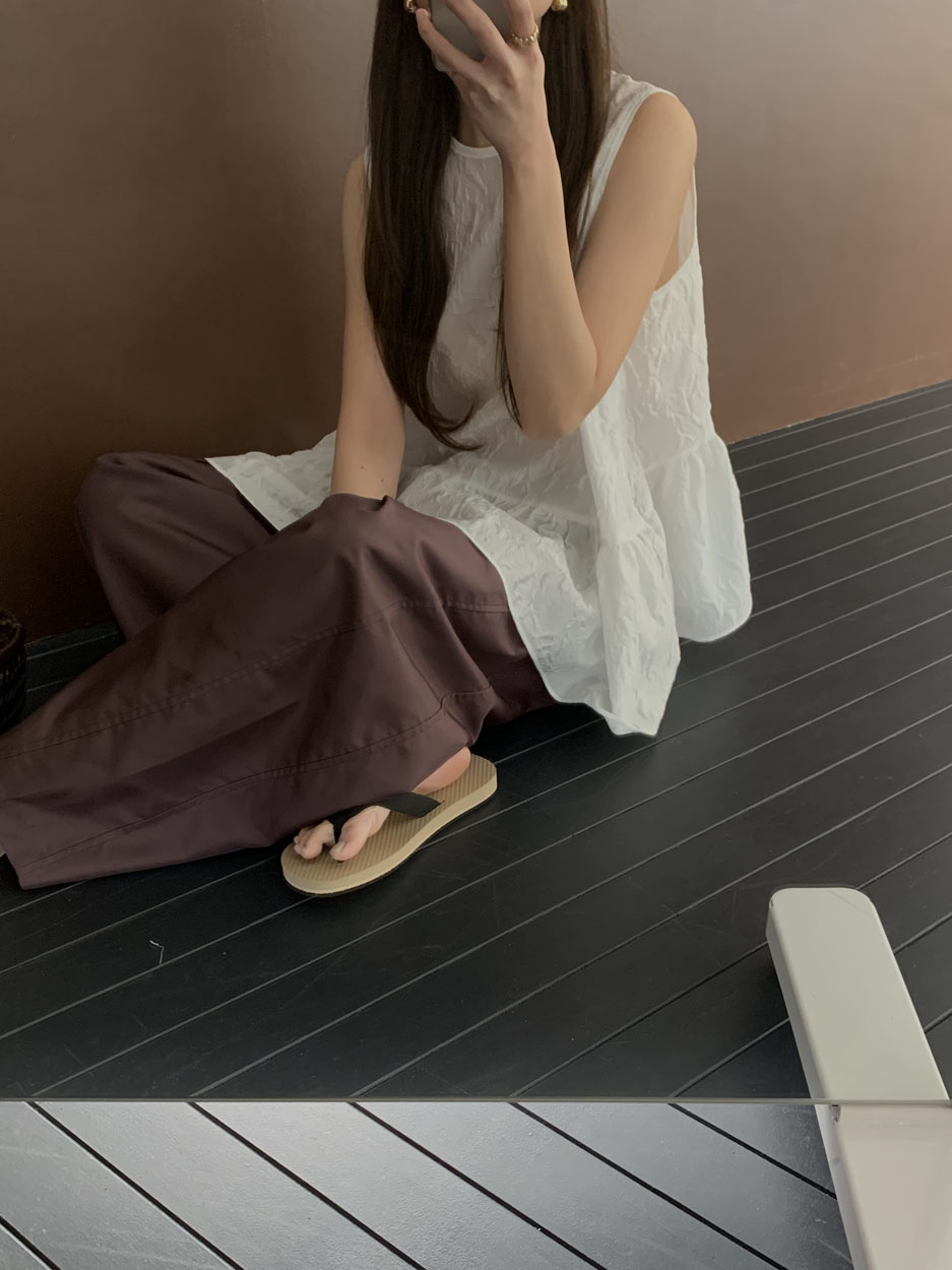 [블랙당일] 바스켓 에디 팬츠 일자 와이드 밴딩 슬랙스 (2c) 이미지 4