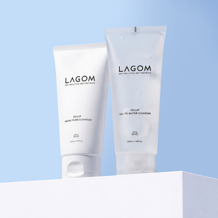 라곰 수분 폼클렌징 듀오 마이크로 폼 클렌저150mL+젤 투 워터 클렌저220mL 사진 1
