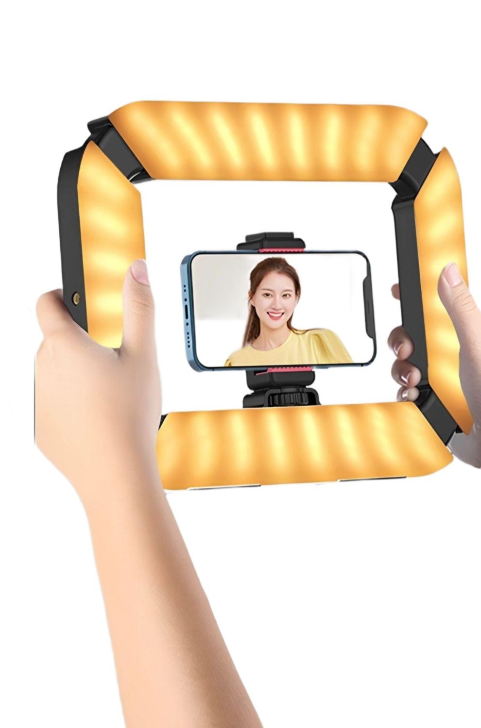 휴대폰 거치대 핸드헬드 조명 방송용 흔들림방지 짐벌 브래킷 스탠드 - 상품 이미지
