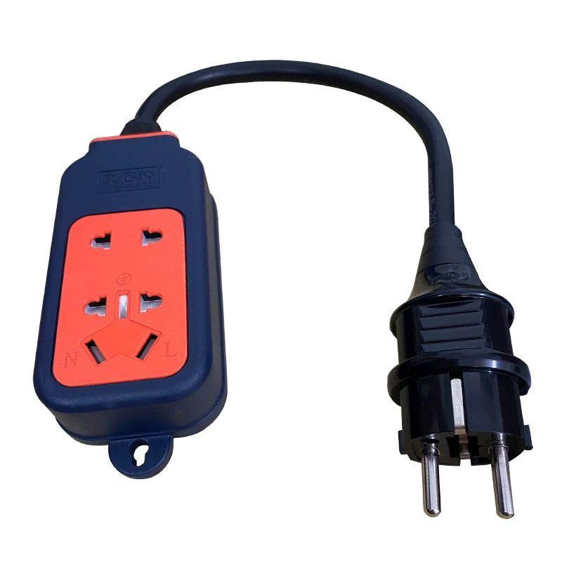 4000w 어댑터 돼지코 소켓 전압 가정용 16A 250v KR 변환 플러그 고출력 고용량 고급형 내구성 - 상품 이미지