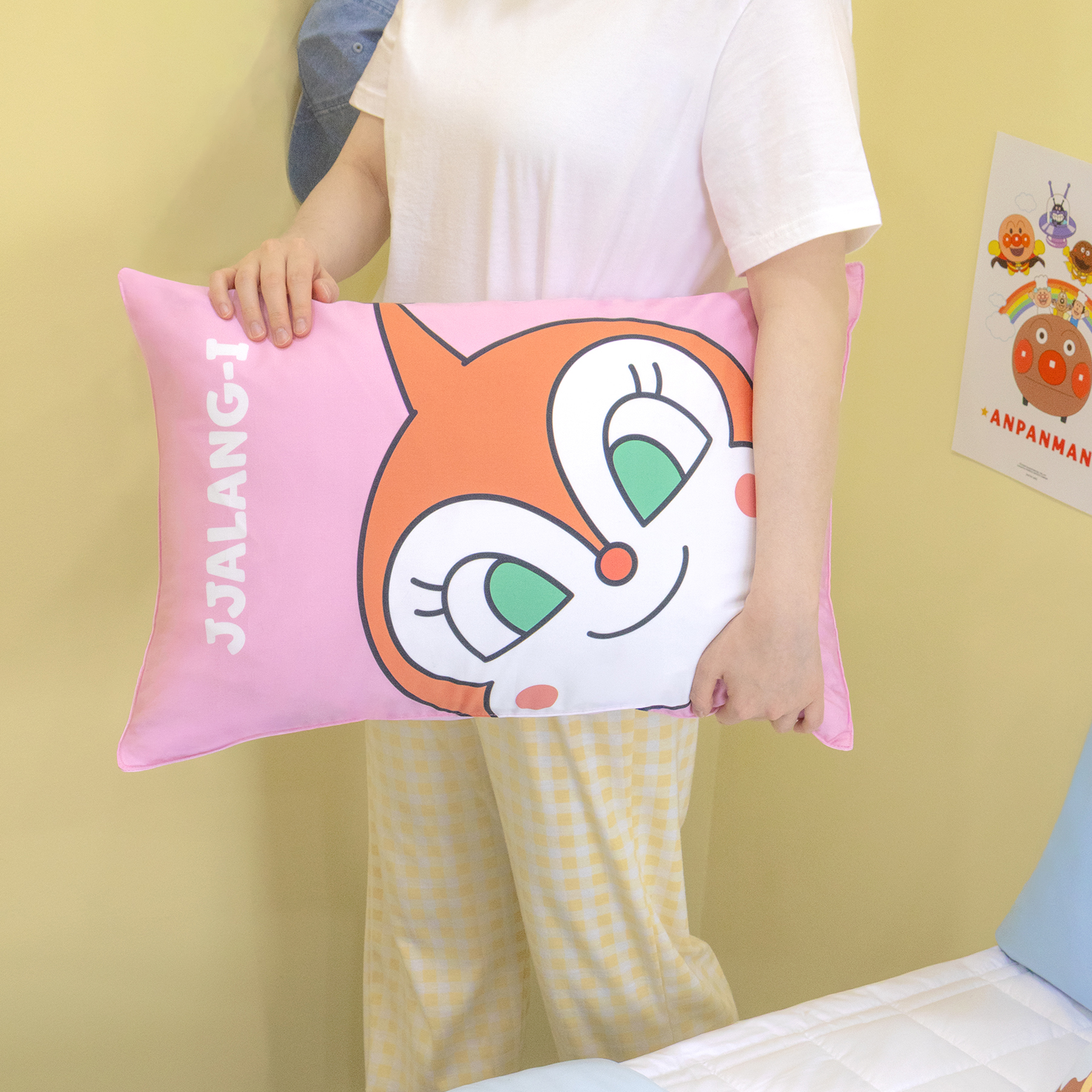 호빵맨 베개커버 짤랑이, 60x40cm - 상세 이미지 2