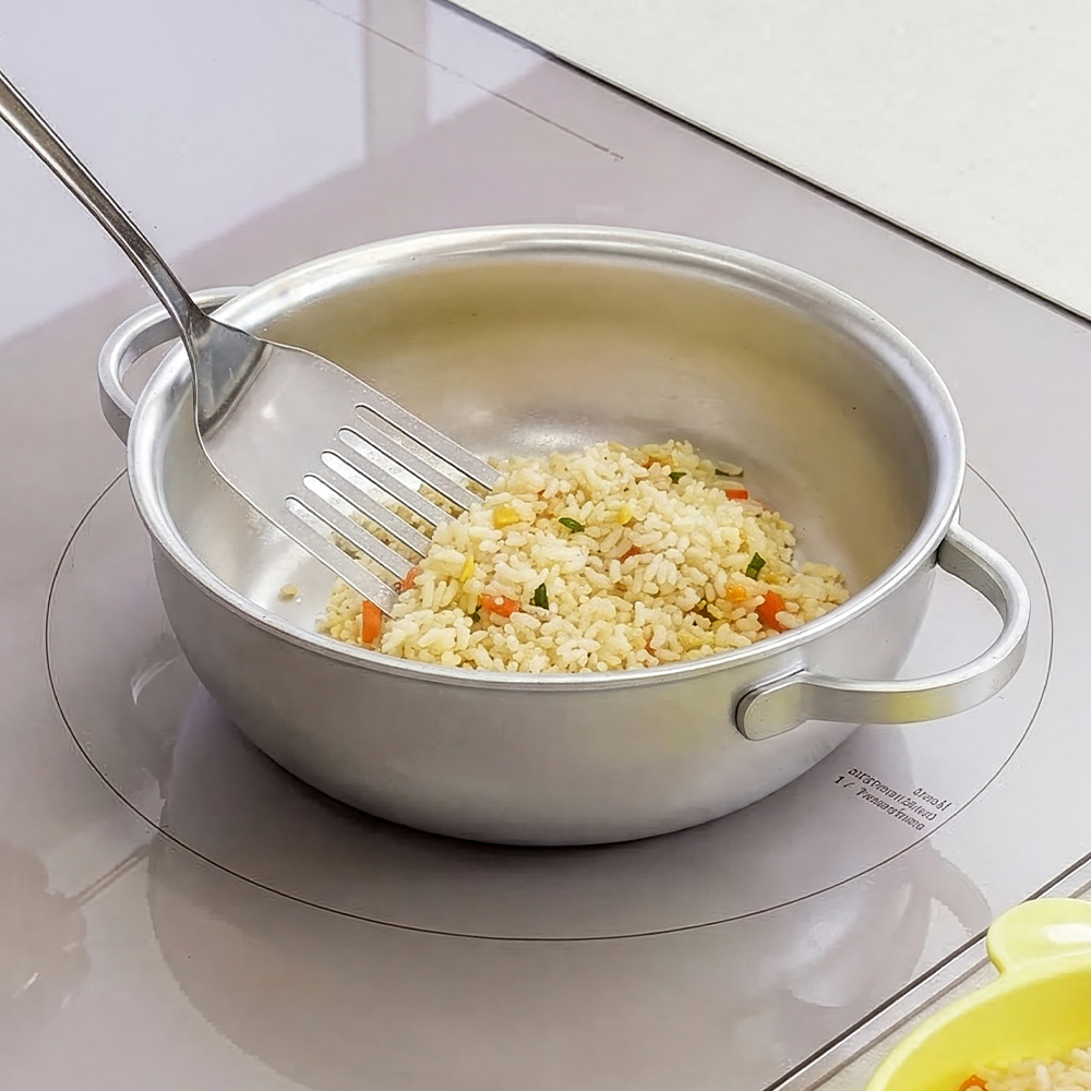 로긴 크리니티 무연마 스텐 냄비 통5중 인덕션 뚝배기 16cm 솥밥 계란찜 이미지 6