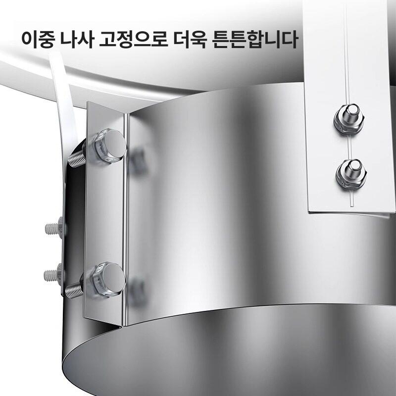 스파이럴 스텐연통 삿갓 난로 연도 덕트 배관 자재 150mm 300mm B - 상세 이미지 3