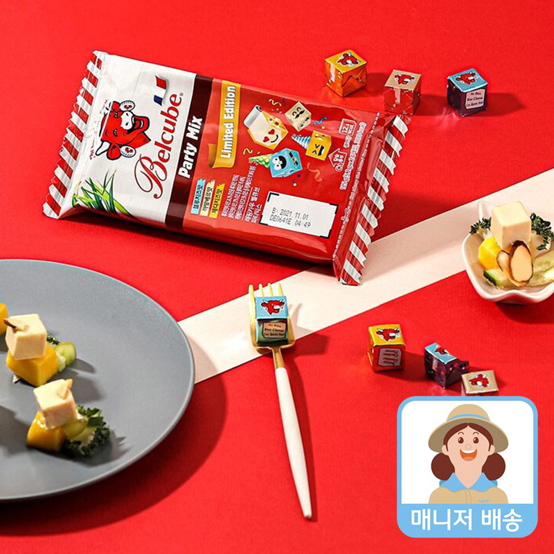 래핑카우 벨큐브 파티믹스 24입(125g) - 상품 이미지