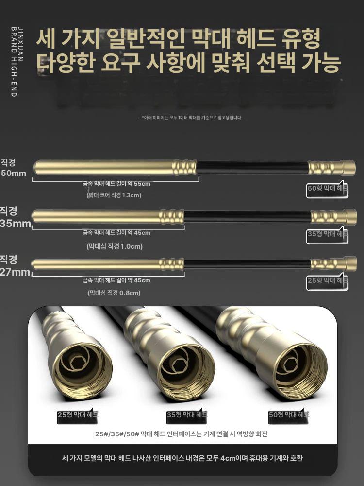 소형 콘크리트 진동기 휴대용 강력 고성능 시멘트 바이브레타 유연 샤프트 금속 바디 전기식 3600Wa 기본 본체 전용 헤드 없음 - 상세 이미지 5