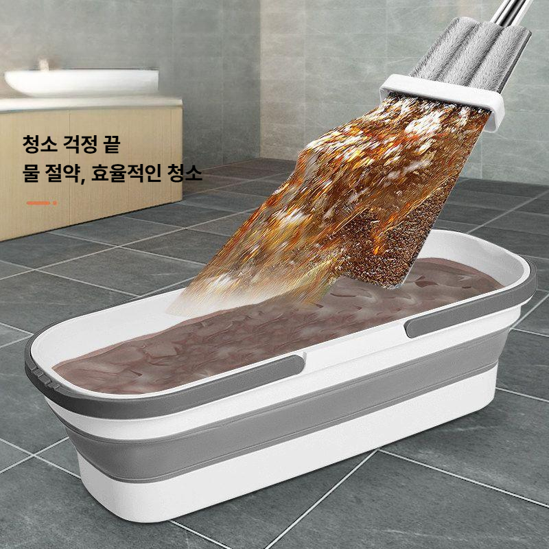 세수 대야 접이식 발 족욕 바구니통 걸레빨기 물걸레 통 세차 보관 - 상세 이미지 4