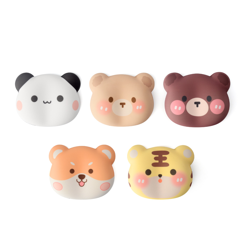 쿠슝 판다 팜레스트 마우스 손목 받침대 곰 마우스패드 손목 보호대 쿠션 - 상세 이미지 2