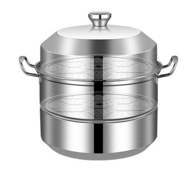 대형 찝기 찜솥 대게 옥수수 꽃게 찜냄비 송편 스텐 스팀 다용도 생선 업소용 물솥 - 상품 이미지