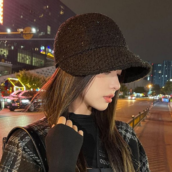 데일리버킷 여성 버킷 햇 벙거지 여성 양털 모자 - 상품 이미지