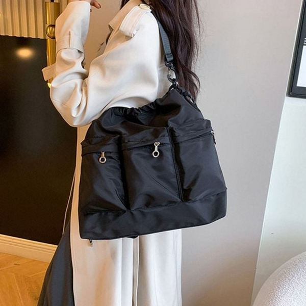 데일리 여성 숄더백 복조리 나일론 숄더백 여자 포켓 - 상품 이미지