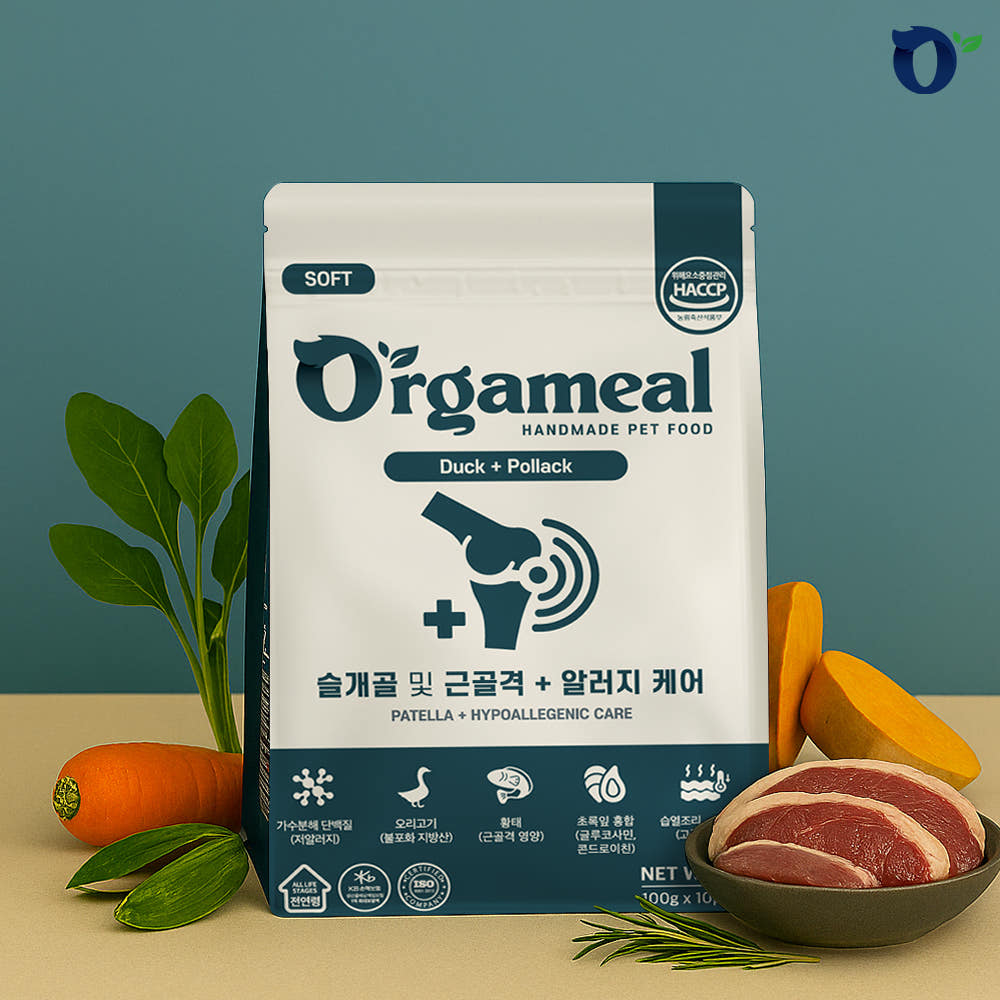 올가밀 강아지 소프트사료 가수분해 알러지케어 눈물사료 연어+소간, 1kg, 1개 이미지 8