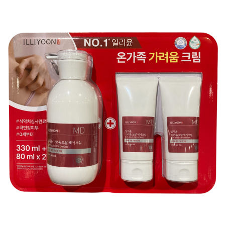 일리윤 가려움 토탈케어 크림 330ml + 80ml x 2, 1개