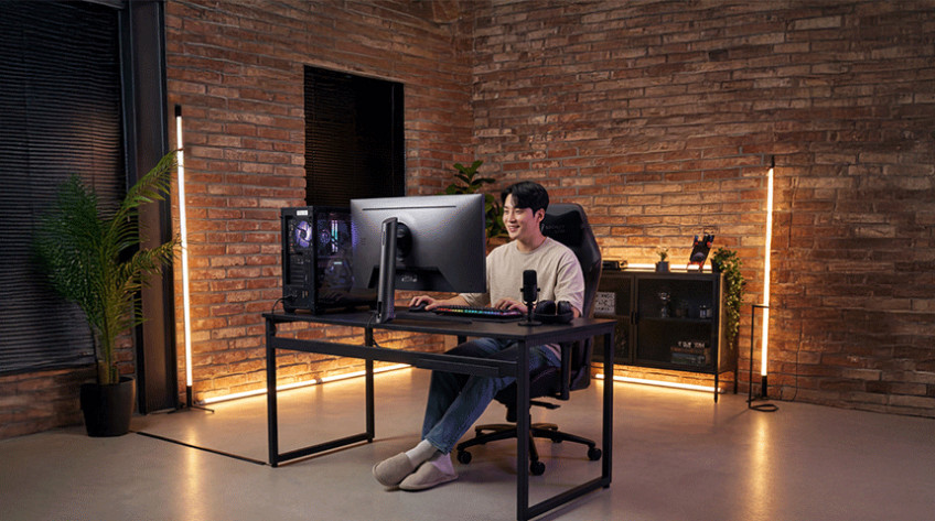 인디업 1200x300x720 슬림 철제 컴퓨터 게이밍 1인용 책상 판매처 상세 정보 이미지 2
