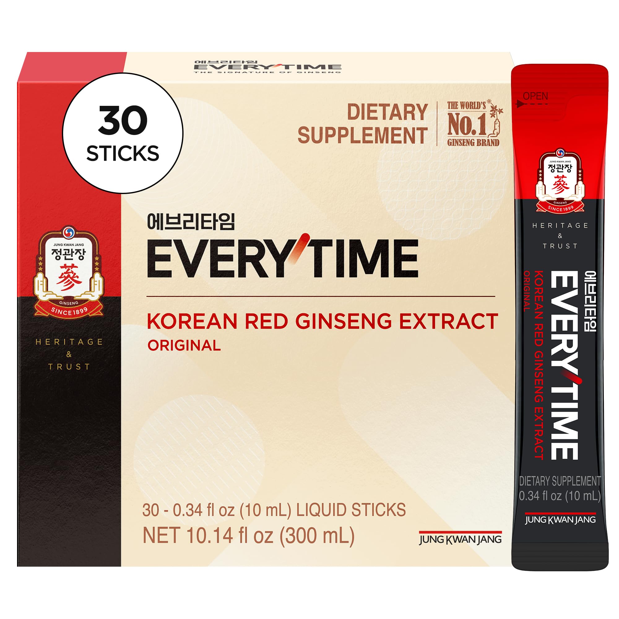 정관장 홍삼정 에브리타임 스틱 3,000mg 30개입 - 상품 이미지