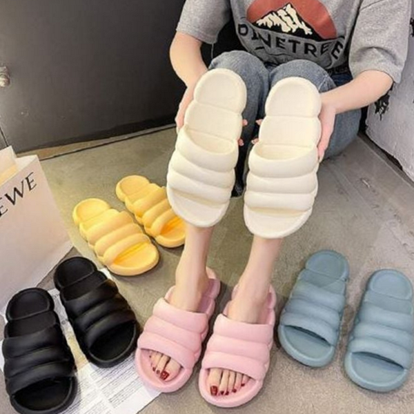 층간소음 거실 슬리퍼 푹신한 무소음 슬리퍼 실내화 거실화 - 상품 이미지