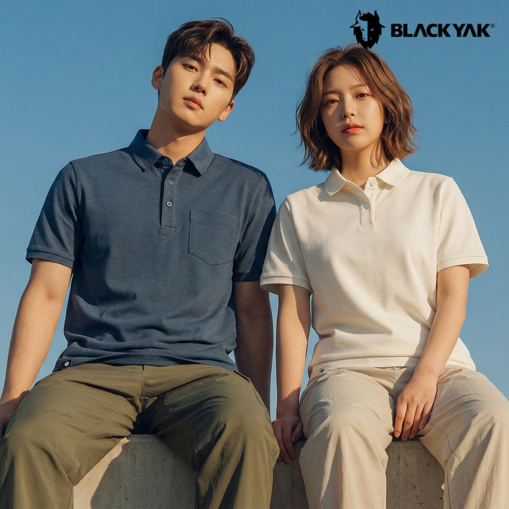블랙야크 티셔츠 카라 남성 여성 쿨 냉감 폴로 티셔츠 등산복상의 브리디 - 상세 이미지 2