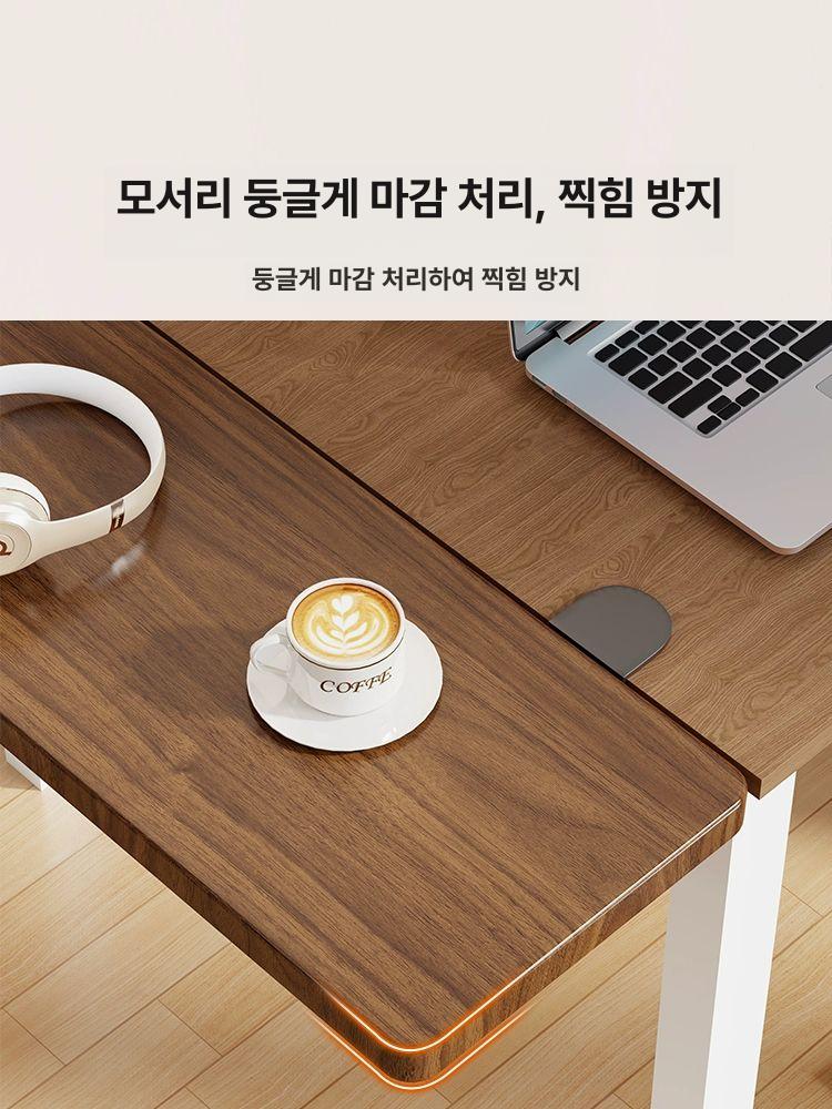 접이식 확장 보드 컴퓨터 브래킷 책상연장선반 월넛 보드 40x20cm 고급형 내구성 - 상세 이미지 5