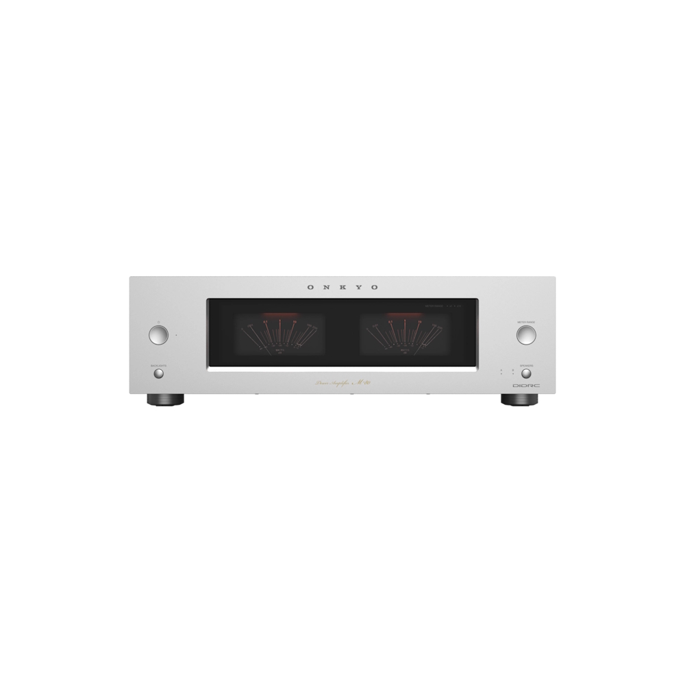 ONKYO 온쿄 ICON SERIES M-80 파워 앰프 실버 - 상품 이미지