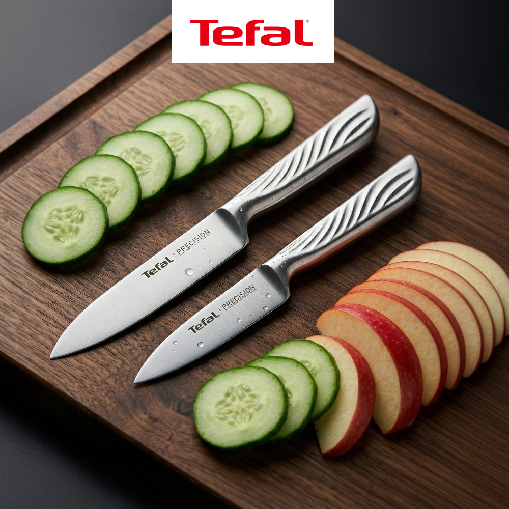 [2종세트] 테팔 셰프 주방칼 올스텐 프리시젼 과도 9cm + 과도 12cm - 상품 이미지