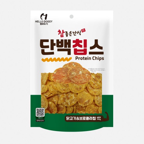 참좋은간식 단백칩스  브로콜리+닭고기, 100g, 1개 - 상품 이미지