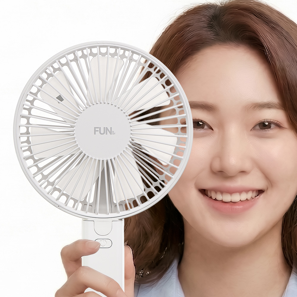 빅팬 휴대용 선풍기 대형 손풍기 무선 접이식 16cm BLDC 기내 여행용 이미지 2