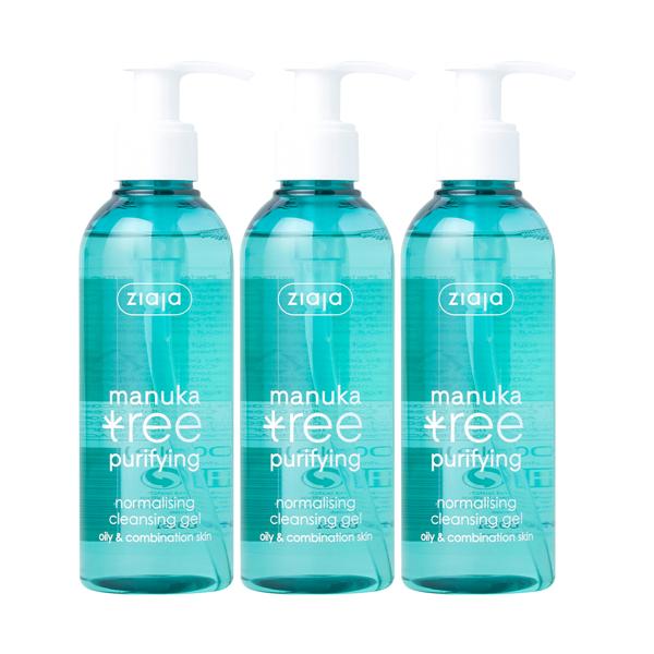 지아자 마누카트리 클렌징젤 지성 트러블피부 모공 클렌징폼 200ml, 3개 - 상품 이미지