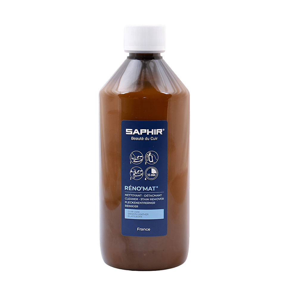 사피르 레노맷 스테인 리무버 가죽클리너 500ml 대용량 가죽 구두 운동화 부츠 오염제거 - 상품 이미지