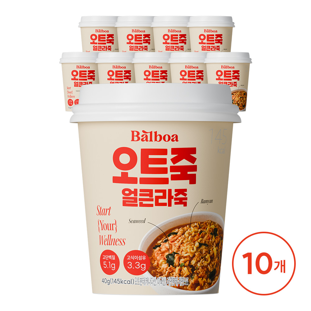 저당 오트밀 발보아 오트죽 간편 오트밀 저당 식품 오트밀 추천
