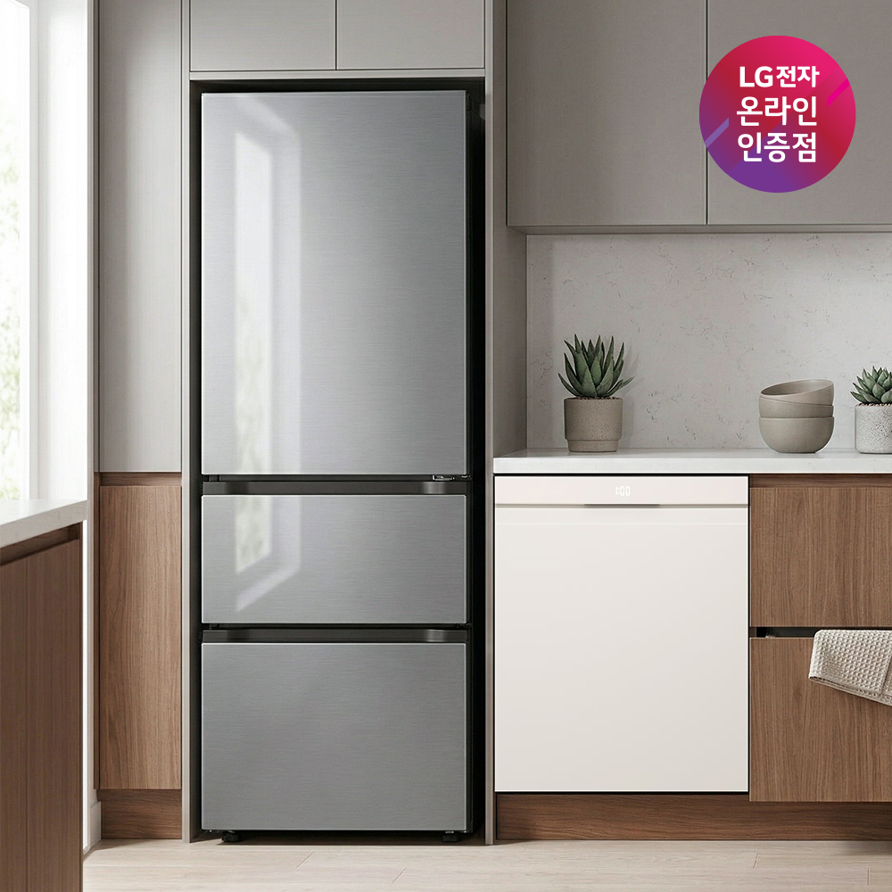 LG 디오스 오브제컬렉션 김치톡톡 + LG 디오스 식기세척기 세트 (Z330MPSF11 + DUE6BGL1E) - 상품 이미지