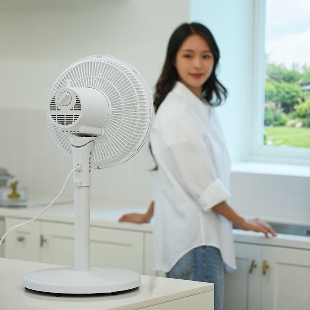가정용선풍기 저소음 원룸 침실 스탠드형 좌식용 탁상용선풍기 29cm - 상세 이미지 4
