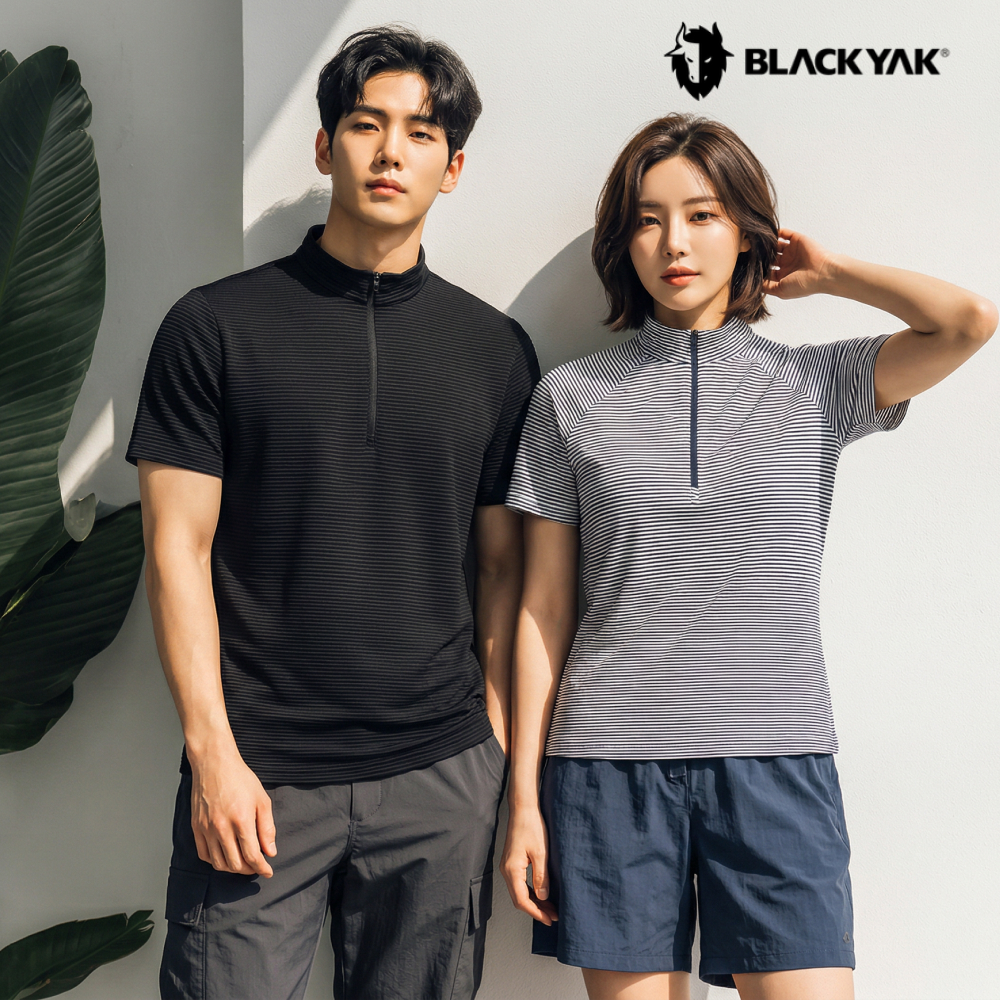 블랙야크 티셔츠 남성 여성 반팔티 쿨 냉감 시어서커 티셔츠 등산복상의