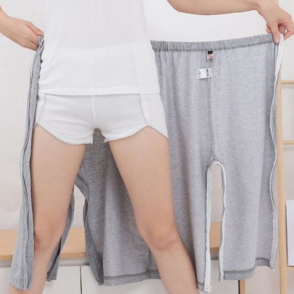 수술 요양 바지 간병용 바지 - 상품 이미지