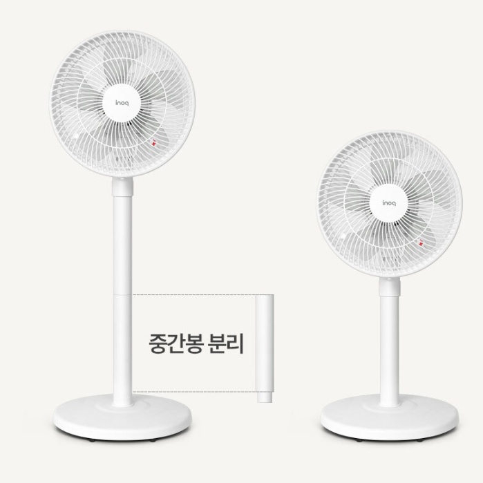 좌식용선풍기 가정용 저소음 저전력 원룸 스탠드형 탁상용선풍기 29cm 이미지 7