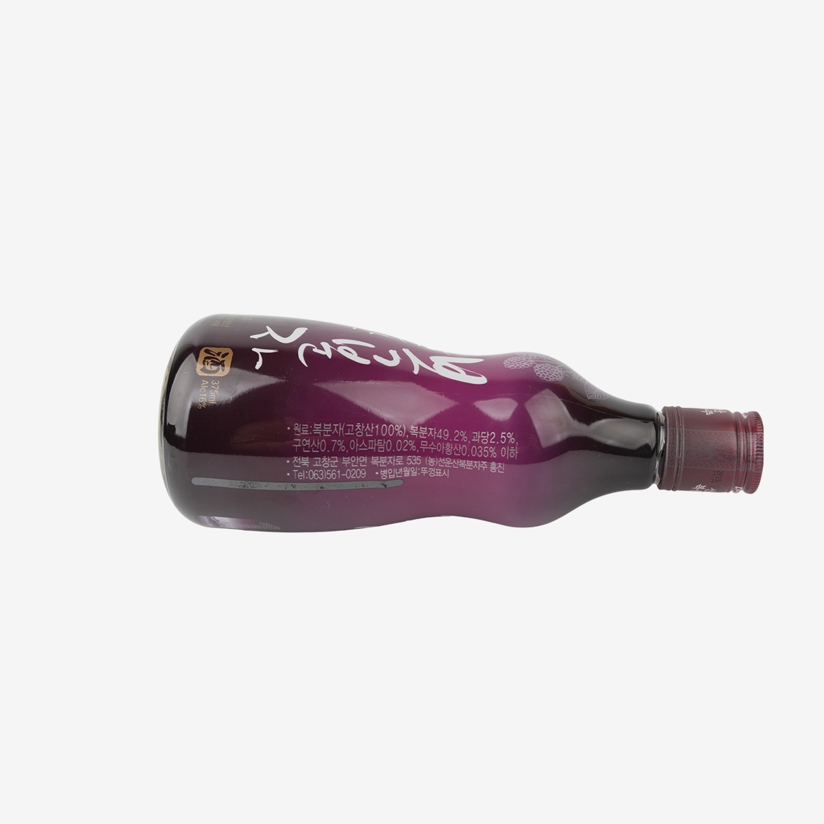 과실주 선운산 복분자주 16도 375ml, 1개 - 상세 이미지 4