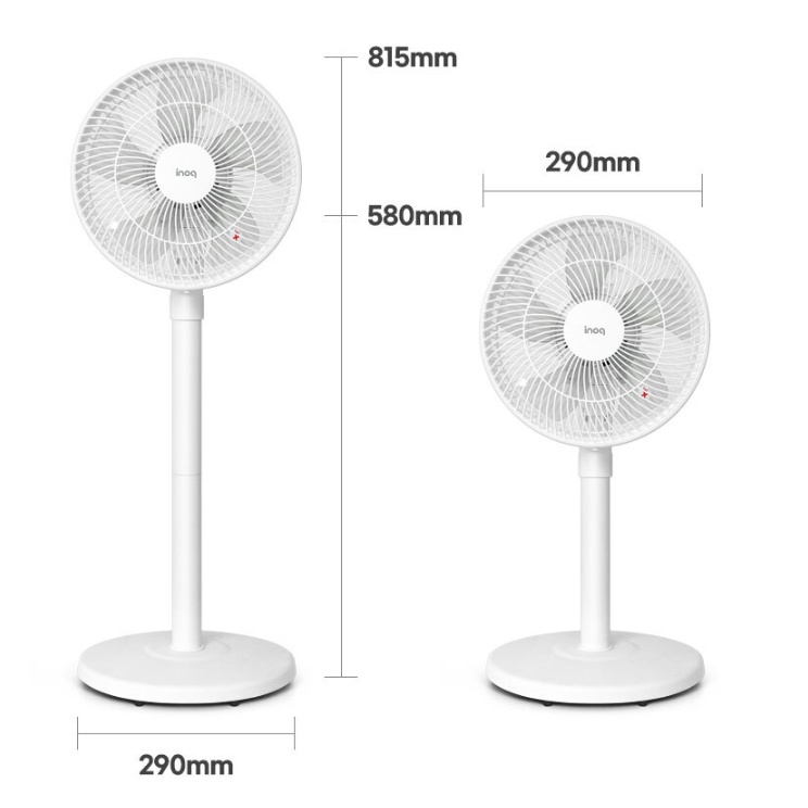 좌식용선풍기 가정용 저소음 저전력 원룸 스탠드형 탁상용선풍기 29cm 이미지 8