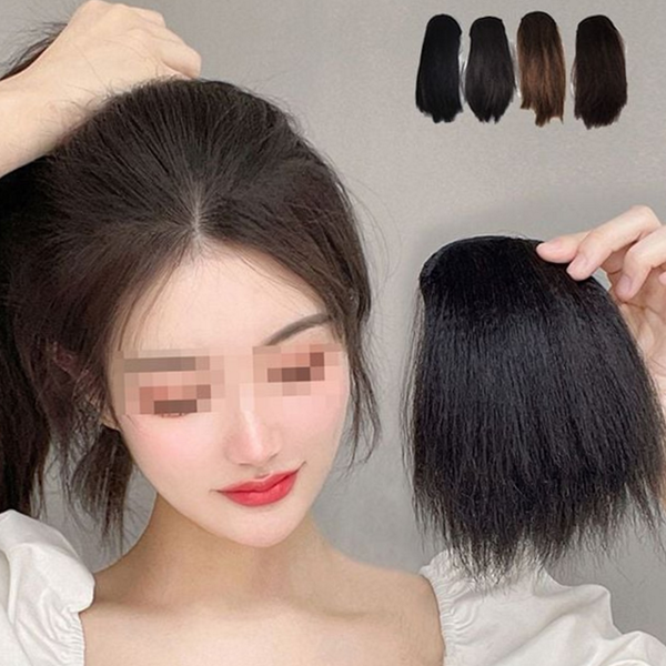 새치 여성 부분 가발 웨이브 여성 헤어 피스 정수리 볼륨 - 상품 이미지