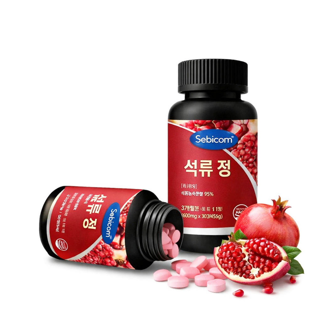 석류정 3개월 고할량 석류농축분말 99% 엘라그산 식물성 에스트로겐 1+1 - 상품 이미지