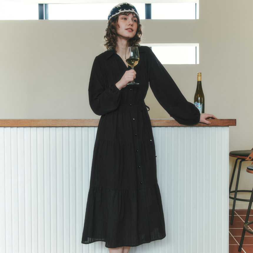 [제로스트릿][2컬러] 롱 소프트 셔츠 원피스 LONG SOFT SHIRT ONE-PIECE
